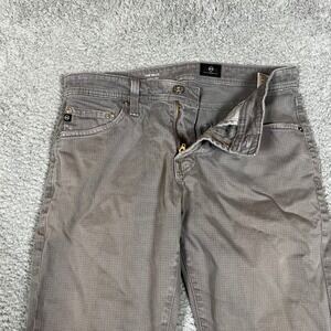 AG Adriano Goldschmied The Tellis Modern Slim Pants Mens 30x34‎ Gray Excellent